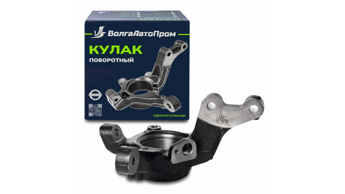 Кулак поворотный (цапфа) Vesta в сборе правый ВолгаАвтоПром